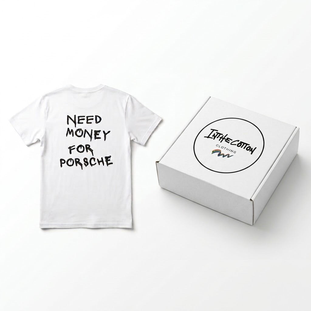 Inthecotton™ | Need Money For Porsche Premium T-Shirt | 100% Cotton