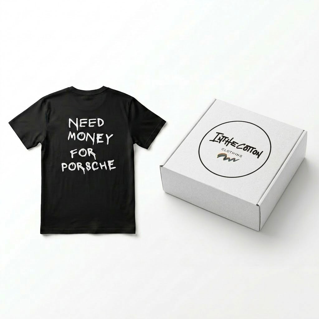 Inthecotton™ | Need Money For Porsche Premium T-Shirt | 100% Cotton