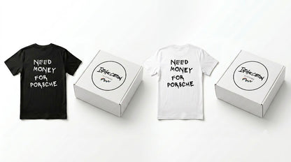 Inthecotton™ | Need Money For Porsche Premium T-Shirt | 100% Cotton