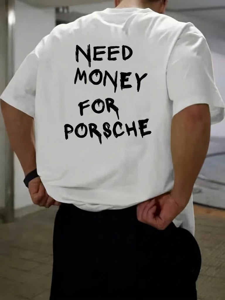 Inthecotton™ | Need Money For Porsche Premium T-Shirt | 100% Cotton